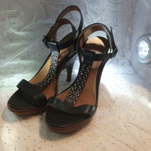 Leifsdottir Black / tan sandals size 38/8